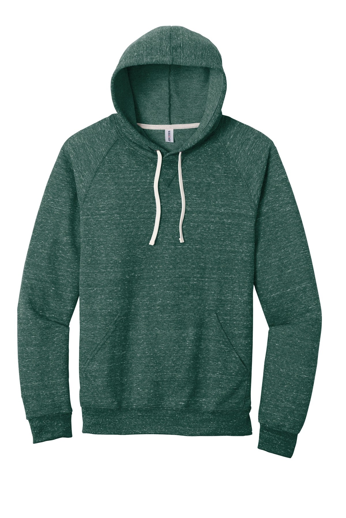 JERZEES Men's Snow Heather French Terry Raglan Hoodie 90M JERZEES