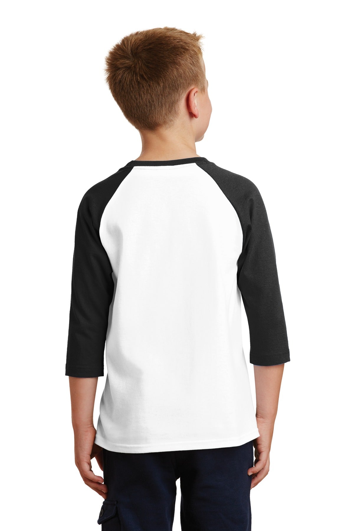 Port & Company - Youth Core Blend 3/4-Sleeve Raglan Tee