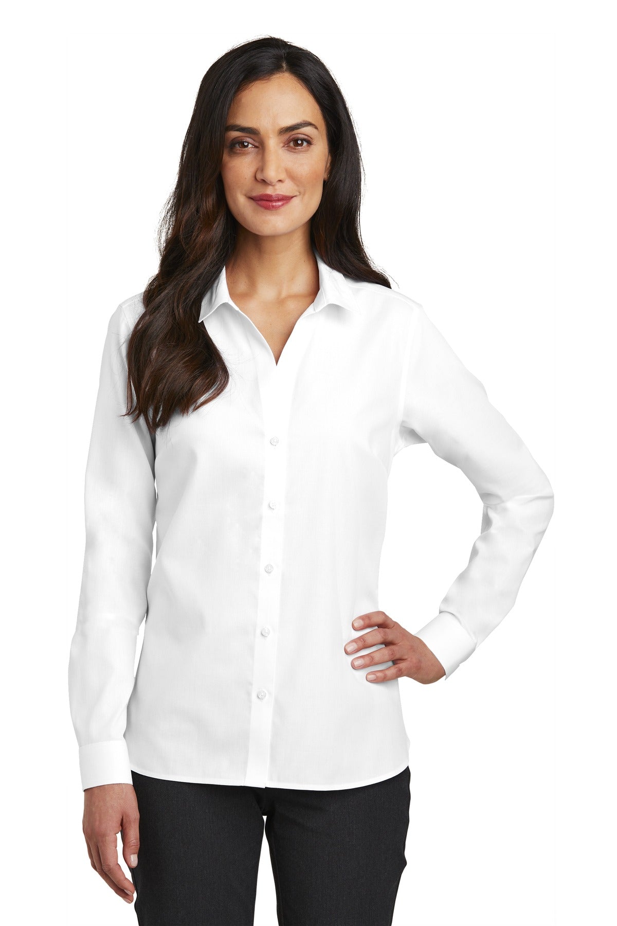 Red House Women's Nailhead Non-Iron Shirt. RH470 Red House