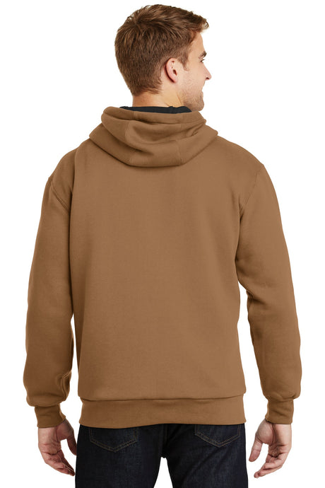 CornerStone Men's Heavyweight Full-Zip Hooded Sweatshirt with Thermal Lining. CS620 CornerStone