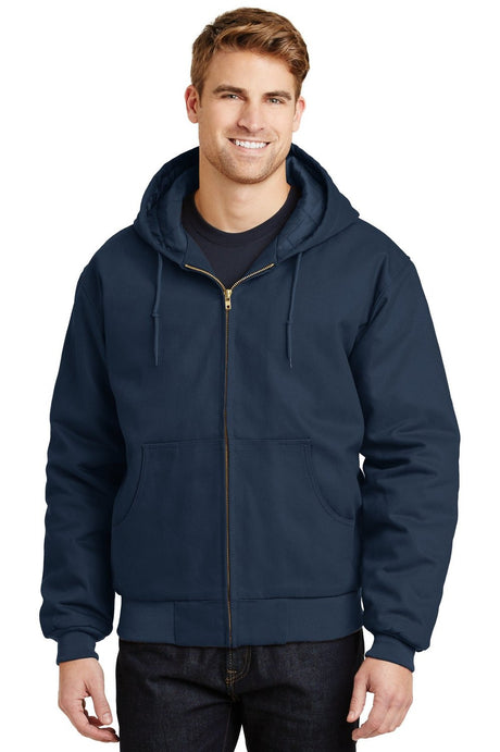 CornerStone Men's Duck Cloth Hooded Work Jacket Mens Apparel Workwear