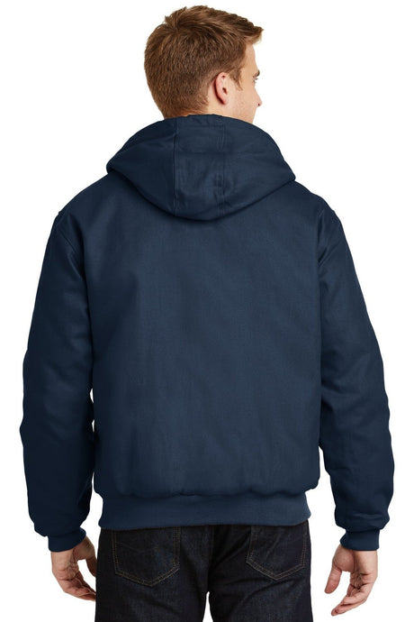 CornerStone Men's Duck Cloth Hooded Work Jacket Mens Apparel Workwear