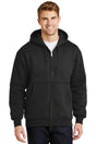 CornerStone Men's Heavyweight Full-Zip Hooded Sweatshirt with Thermal Lining. CS620 CornerStone