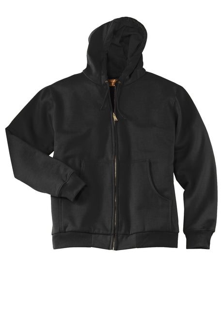 CornerStone Men's Heavyweight Full-Zip Hooded Sweatshirt with Thermal Lining. CS620 CornerStone