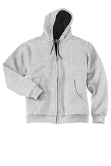 CornerStone Men's Heavyweight Full-Zip Hooded Sweatshirt with Thermal Lining. CS620 CornerStone