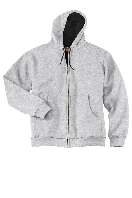 CornerStone Men's Heavyweight Full-Zip Hooded Sweatshirt with Thermal Lining. CS620 CornerStone
