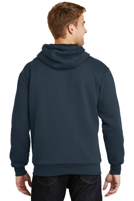 CornerStone Men's Heavyweight Full-Zip Hooded Sweatshirt with Thermal Lining. CS620 CornerStone