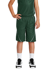 Sport-Tek Youth   PosiCharge   Mesh Reversible Spliced Short-1