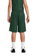 Sport-Tek Youth   PosiCharge   Mesh Reversible Spliced Short-2