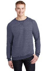 JERZEES Men's Snow Heather French Terry Raglan Crew Sweatshirt 91M JERZEES