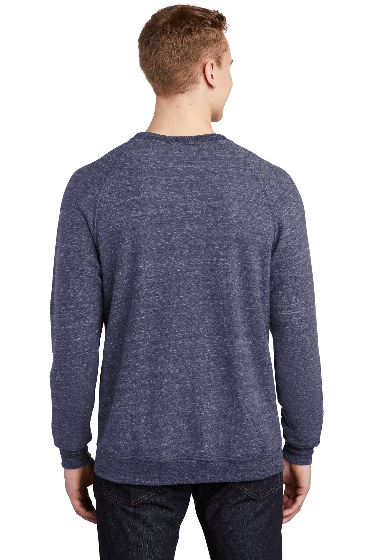 JERZEES Men's Snow Heather French Terry Raglan Crew Sweatshirt 91M JERZEES