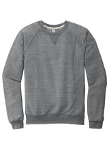 JERZEES Men's Snow Heather French Terry Raglan Crew Sweatshirt 91M JERZEES