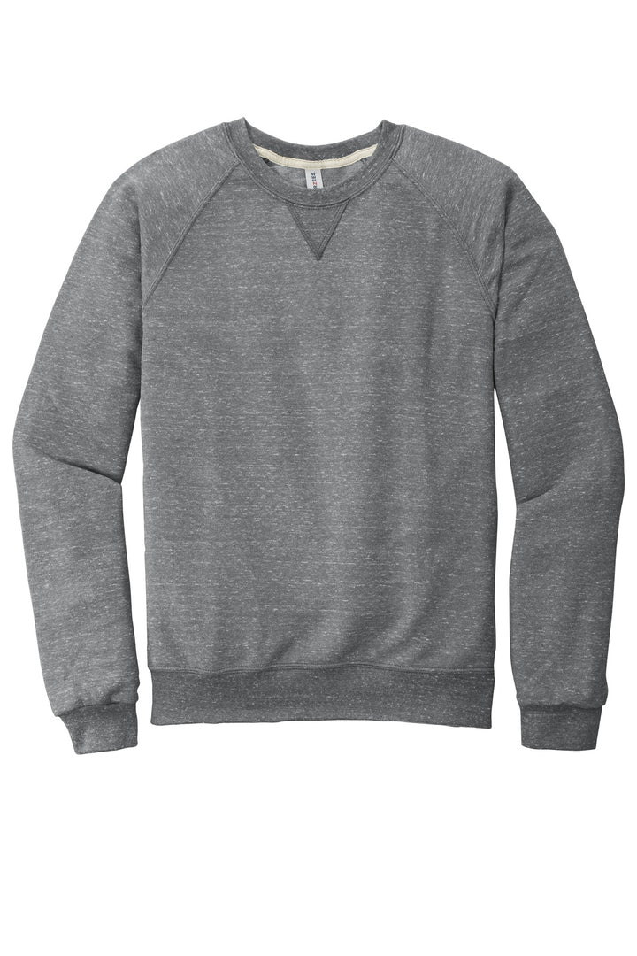 JERZEES Men's Snow Heather French Terry Raglan Crew Sweatshirt 91M JERZEES