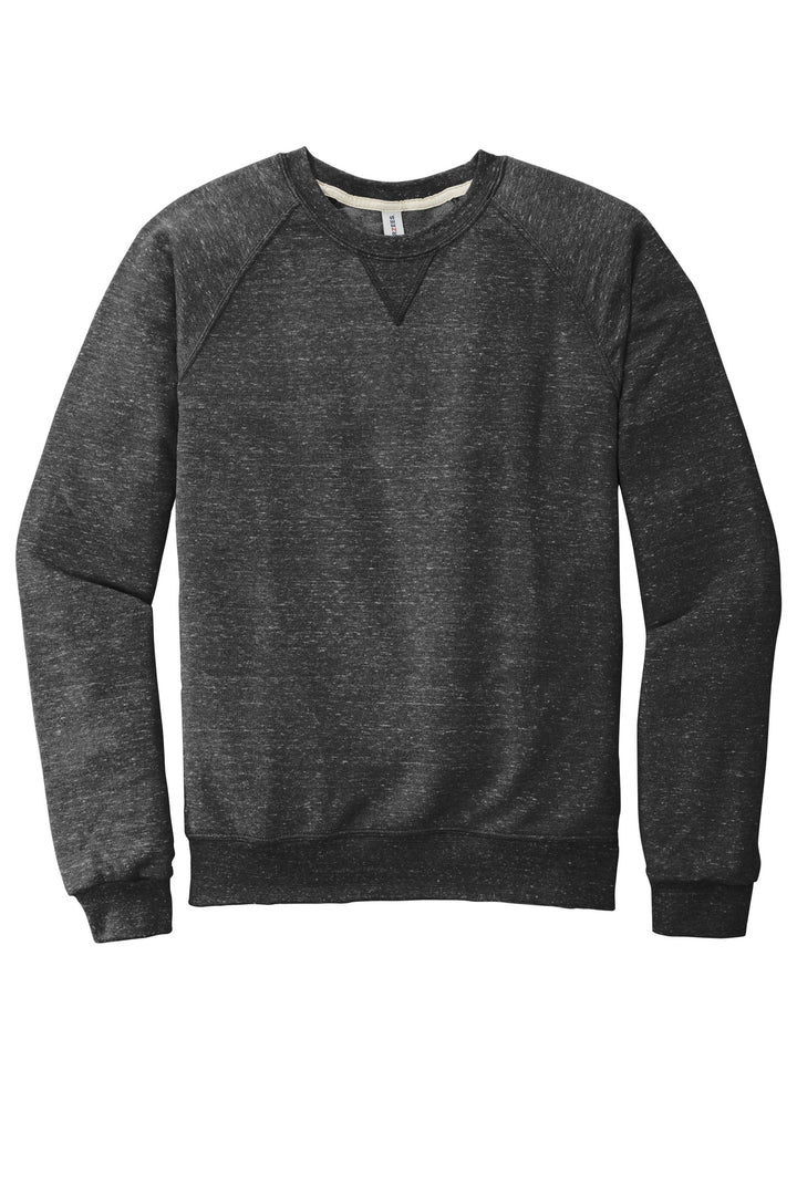 JERZEES Men's Snow Heather French Terry Raglan Crew Sweatshirt 91M JERZEES