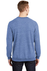 JERZEES Men's Snow Heather French Terry Raglan Crew Sweatshirt 91M JERZEES