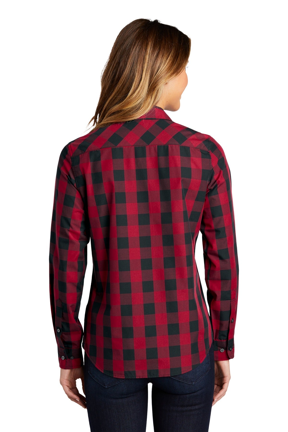 Port Authority Women's Everyday Plaid Shirt. LW670