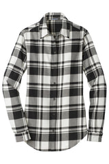 Port Authority® Ladies Plaid Flannel Tunic