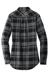 Port Authority® Ladies Plaid Flannel Tunic