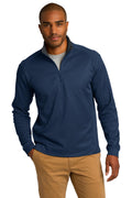 Port Authority Men's Vertical Texture 1/4-Zip Pullover. K805 Port Authority