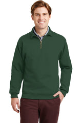 JERZEES Men's Super Sweats NuBlend Quarter-Zip Cadet Collar Sweatshirt JERZEES