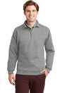 JERZEES Men's Super Sweats NuBlend Quarter-Zip Cadet Collar Sweatshirt JERZEES