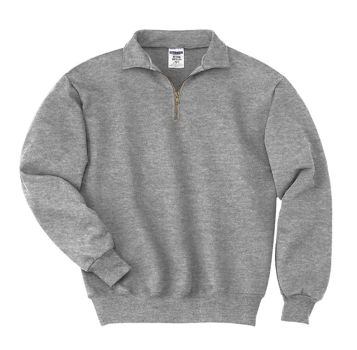JERZEES Men's Super Sweats NuBlend Quarter-Zip Cadet Collar Sweatshirt JERZEES