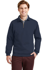 JERZEES Men's Super Sweats NuBlend Quarter-Zip Cadet Collar Sweatshirt JERZEES