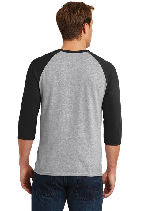 Gildan Men's Heavy Cotton 3/4-Sleeve Raglan T-Shirt. 5700 Gildan