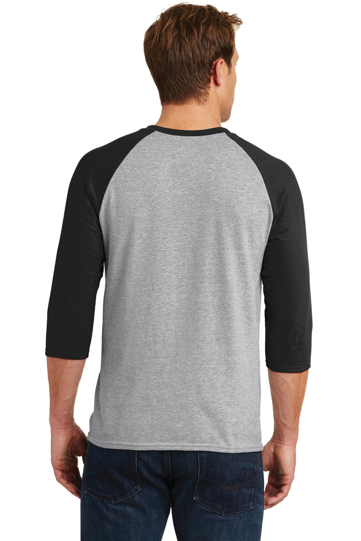 Gildan Men's Heavy Cotton 3/4-Sleeve Raglan T-Shirt. 5700 Gildan