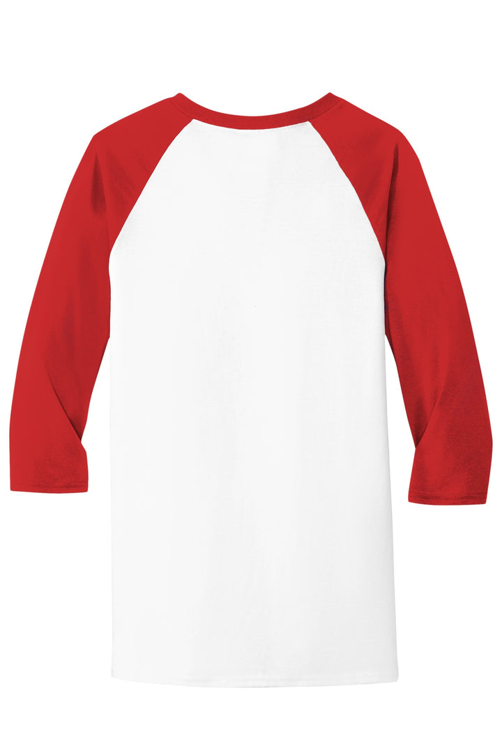 Gildan Men's Heavy Cotton 3/4-Sleeve Raglan T-Shirt. 5700 Gildan