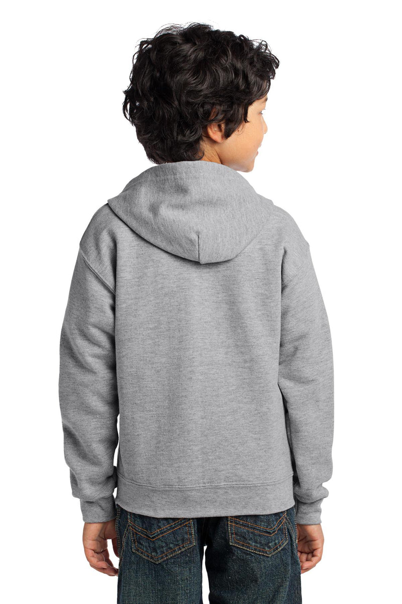 Gildan Youth Heavy Blend Full-Zip Hooded Sweatshirt