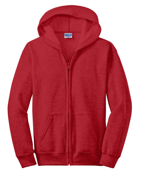 Gildan Youth Heavy Blend Full-Zip Hooded Sweatshirt Gildan