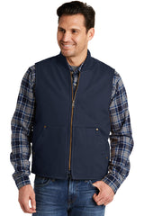 CornerStone Men's Washed Duck Cloth Vest. CSV40 CornerStone