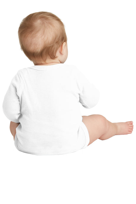 Rabbit Skins Infant Long Sleeve Baby Rib Bodysuit Rabbit Skins