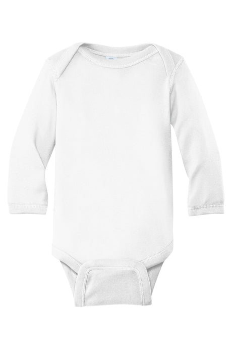 Rabbit Skins Infant Long Sleeve Baby Rib Bodysuit Rabbit Skins