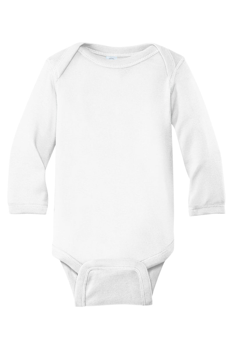 Rabbit Skins Infant Long Sleeve Baby Rib Bodysuit