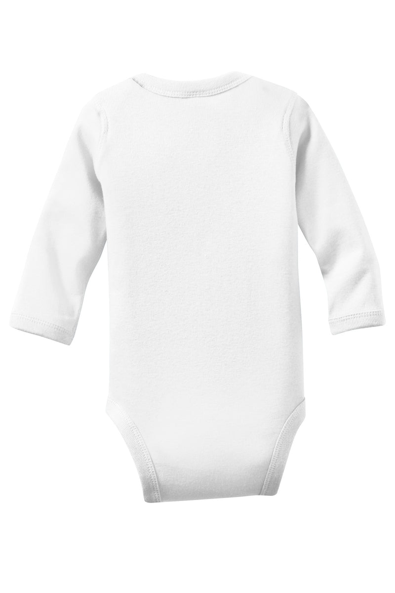 Rabbit Skins Infant Long Sleeve Baby Rib Bodysuit