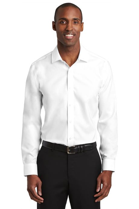 Red House Men's Slim Fit Pinpoint Oxford Non-Iron Shirt. RH620 Red House