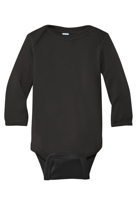 Rabbit Skins Infant Long Sleeve Baby Rib Bodysuit Rabbit Skins
