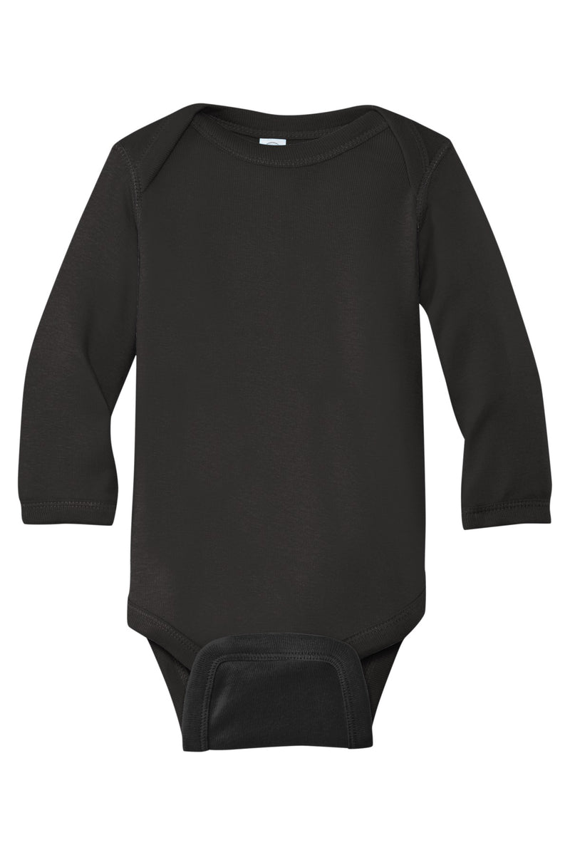 Rabbit Skins Infant Long Sleeve Baby Rib Bodysuit
