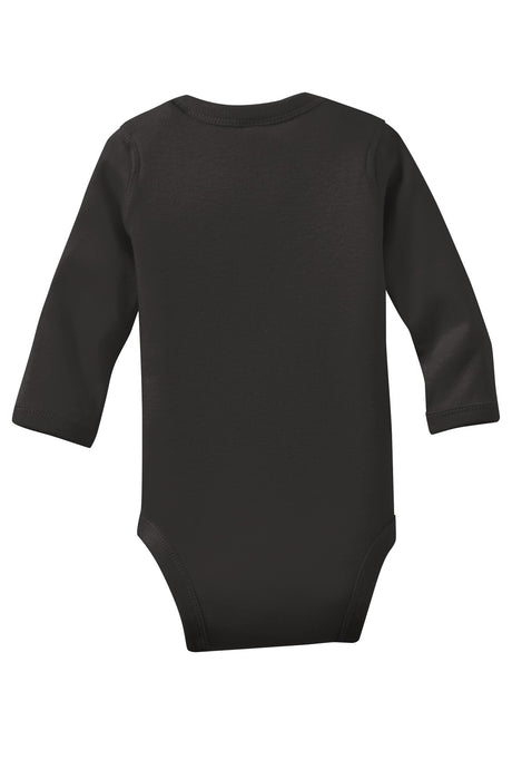 Rabbit Skins Infant Long Sleeve Baby Rib Bodysuit Rabbit Skins