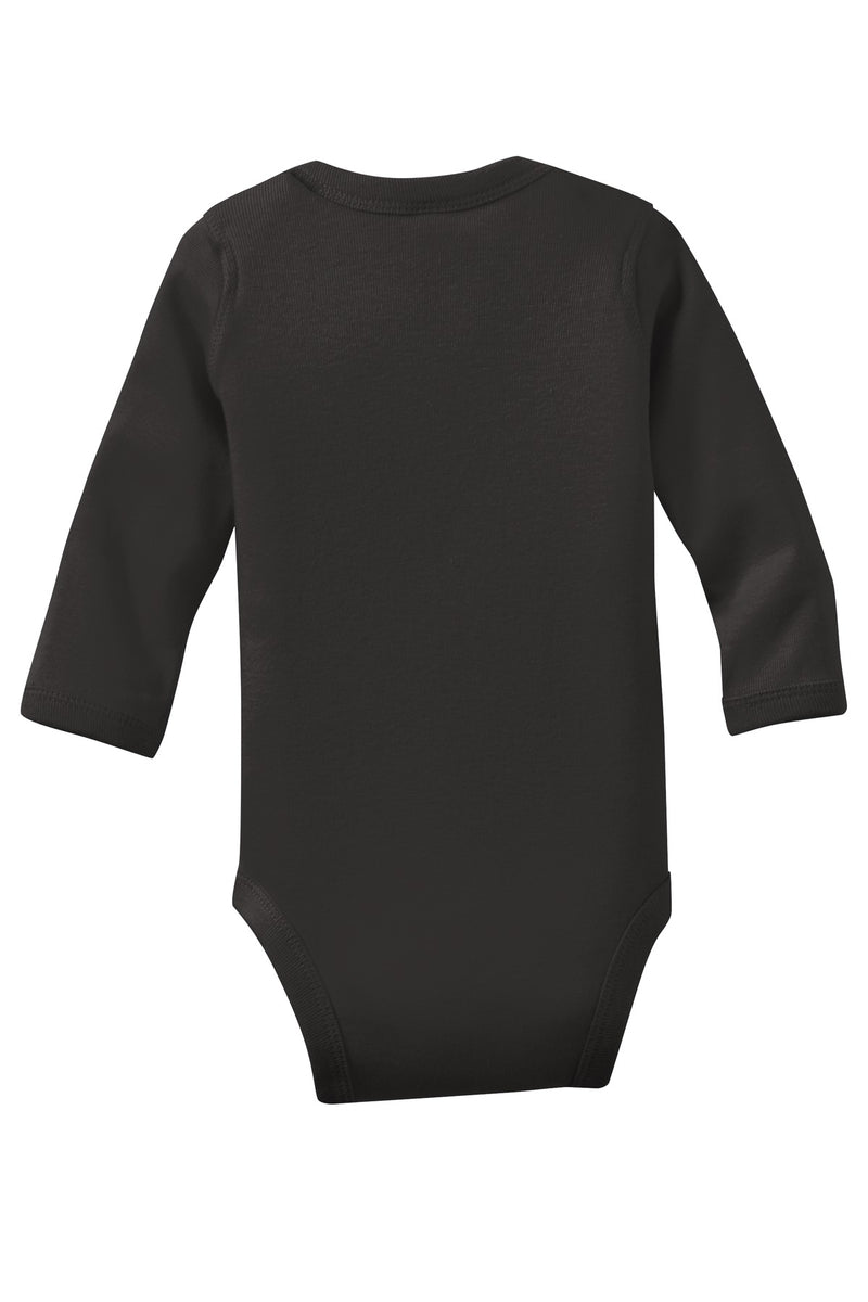 Rabbit Skins Infant Long Sleeve Baby Rib Bodysuit