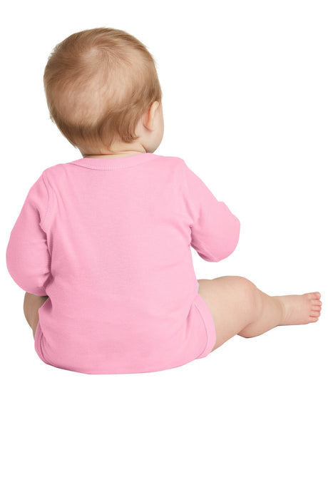 Rabbit Skins Infant Long Sleeve Baby Rib Bodysuit Rabbit Skins
