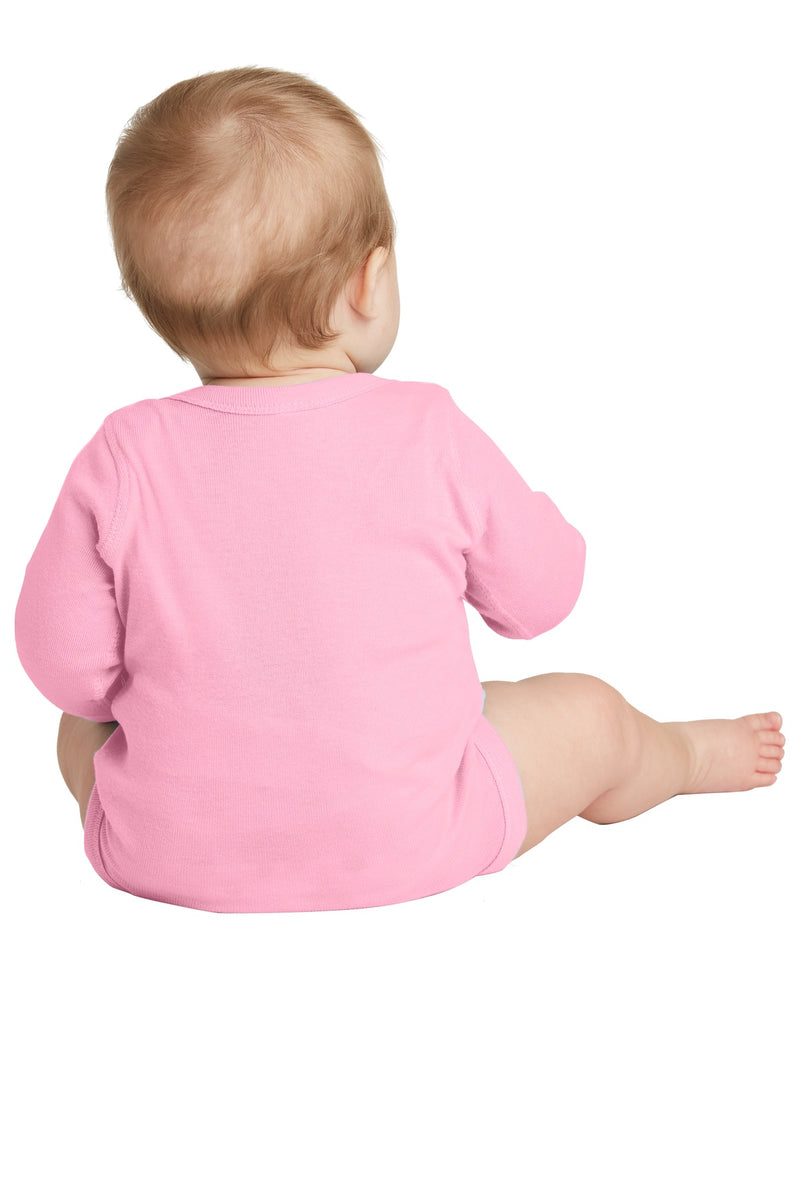 Rabbit Skins Infant Long Sleeve Baby Rib Bodysuit