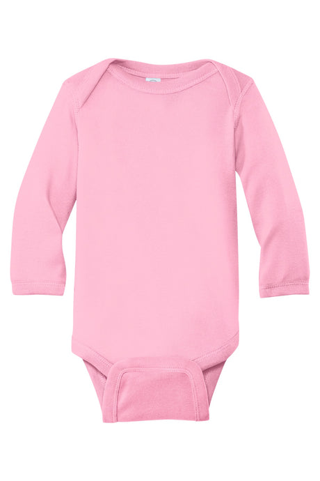 Rabbit Skins Infant Long Sleeve Baby Rib Bodysuit Rabbit Skins