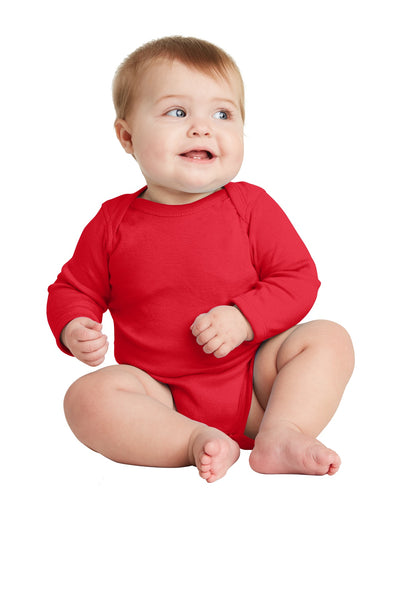 Rabbit Skins Infant Long Sleeve Baby Rib Bodysuit