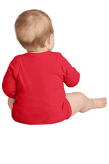 Rabbit Skins Infant Long Sleeve Baby Rib Bodysuit Rabbit Skins