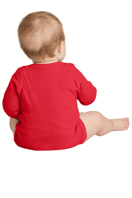 Rabbit Skins Infant Long Sleeve Baby Rib Bodysuit Rabbit Skins