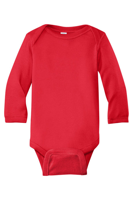 Rabbit Skins Infant Long Sleeve Baby Rib Bodysuit Rabbit Skins