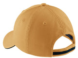 Port Authority    Sandwich Bill Cap with Striped Closure-3